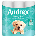 Andrex Family Soft Coconut Scented 5 x 9 Rolls