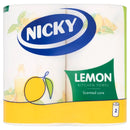 Nicky Lemon Kitchen Towel Scented Core 8 x 2 Rolls