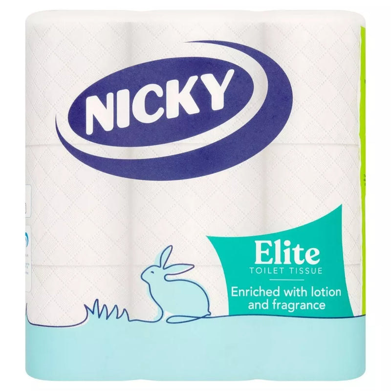 Nicky Elite Toilet Tissue Enriched with Lotion Fragrance 9 Roll