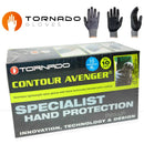 Tornado Contour Avenger Specialist Hand Protect Work Gloves Size XL Pack 10 Pair