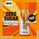 Lucozade Alert Mango Peachade Zero Sugar Energy Drink 250ml can