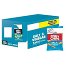 Burtons Fish N Chips Salt & Vinegar Flavour Chips 10x110g