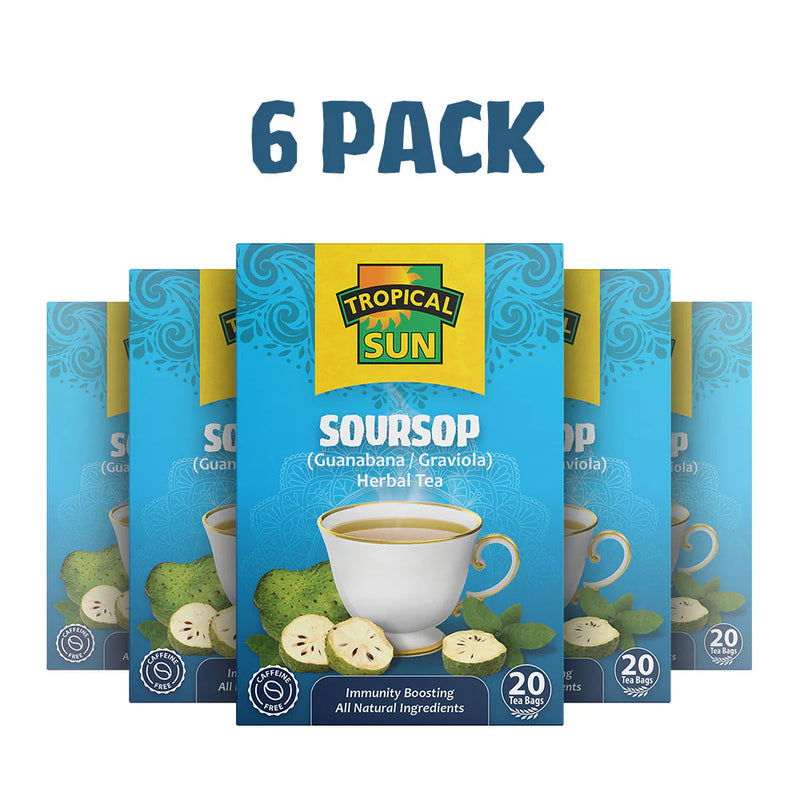 Tropical Sun Soursop Flavour Tea Pack of 6x30g