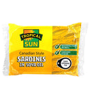 Tropical Sun Canadian Style Sardines in Soya Oil Pack of 12x106g