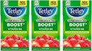 Tetley Strawberry & Rasberry Flavour Tea Pack of 4x20s