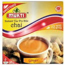 Mukti Instant Tea Pre-Mix Ginger Sweetened Chai Pack of 5x200g