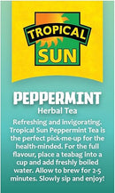 Tropical Sun Peppermint Flavour Tea Pack of 6x30g