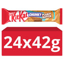 KitKat Chunky Peanut Butter Milk Chocolate Bar Pack of 24x42g