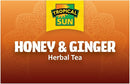 Tropical Sun Honey & Ginger Flavour Tea Pack of 6x30g