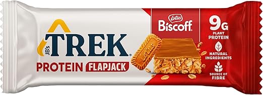 Trek Biscoff Flapjack Vegan Protien Snack Pack of 16x50g