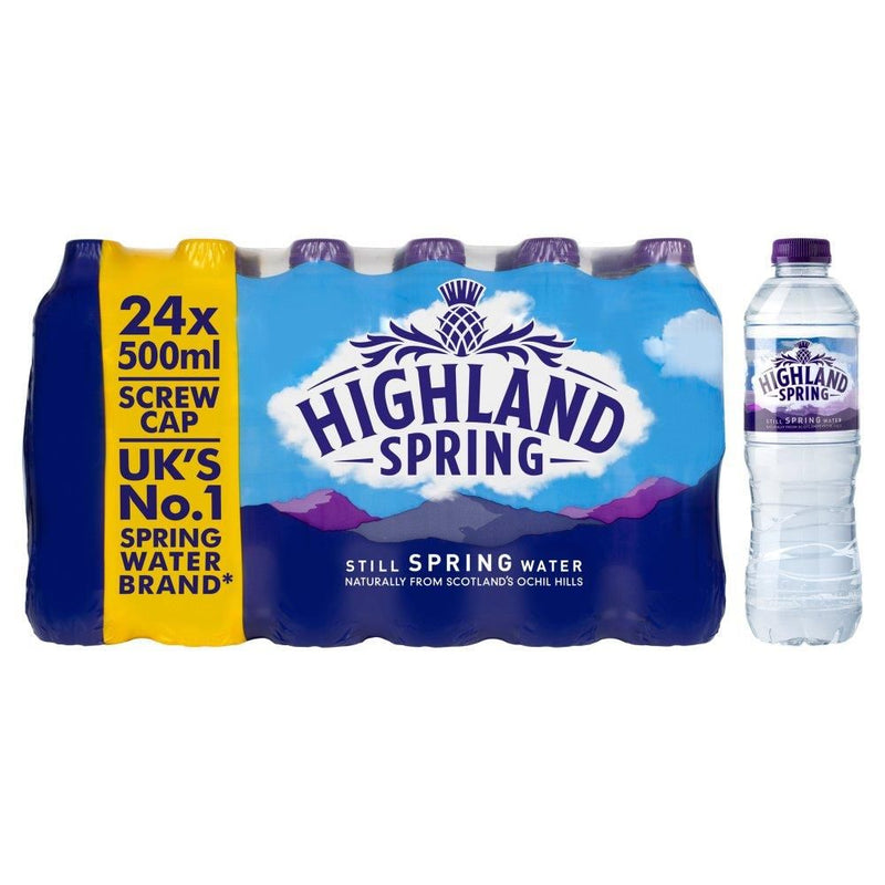 Highland Spring Still Water Pack of 500ml