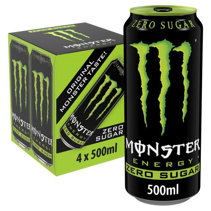 Monster Energy Drink Original Zero Sugar 500ml Pack