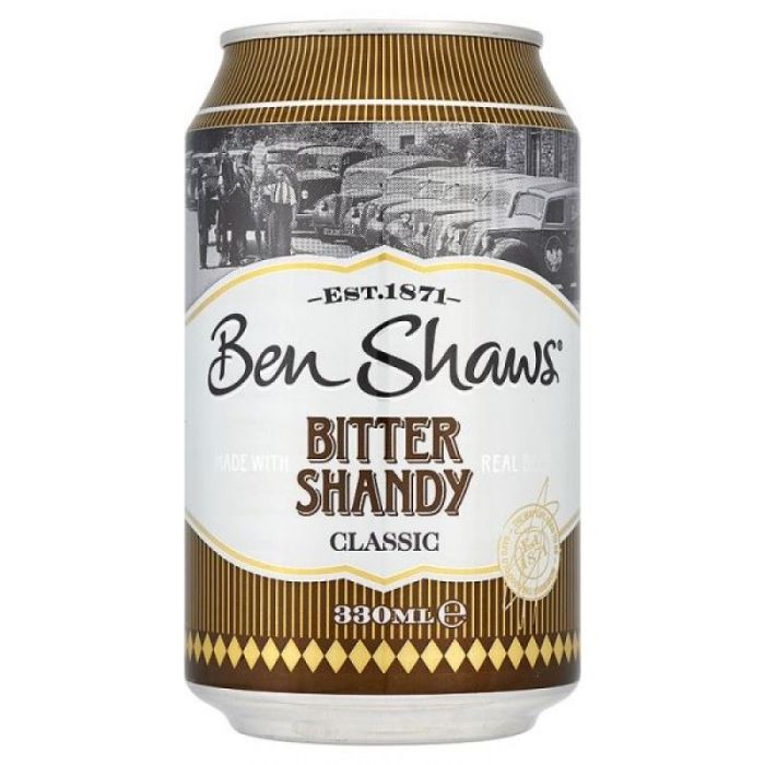 Ben Shaws Bitter Shandy Soft Drink pack of 330ml Cans