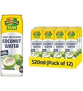 Tropical Sun Natural Coconut Water Pack of 12x520ml