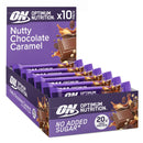 Optimum Nutrition Nutty Chocolate Caramel Protein Bar Pack of 10x70g