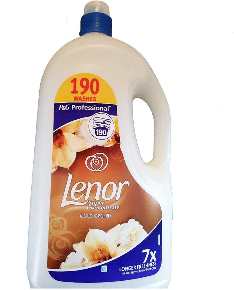 Lenor Gold Orchid Super Concentrate Fabric Conditioner, 3.8L(190 Wash)