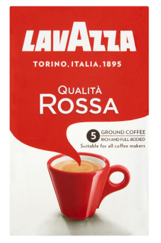 Lavazza Qualita Rossa Ground Coffee, 500g