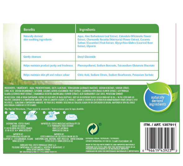 Kirkland Signature Tencel Baby Wipe Unscented Ultra Soft Extra Large 9X100 Wipes - Papaval