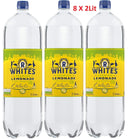 R Premium Whites Lemonade Made With Real Lemon Soft Drink 8 x 2L - Papaval