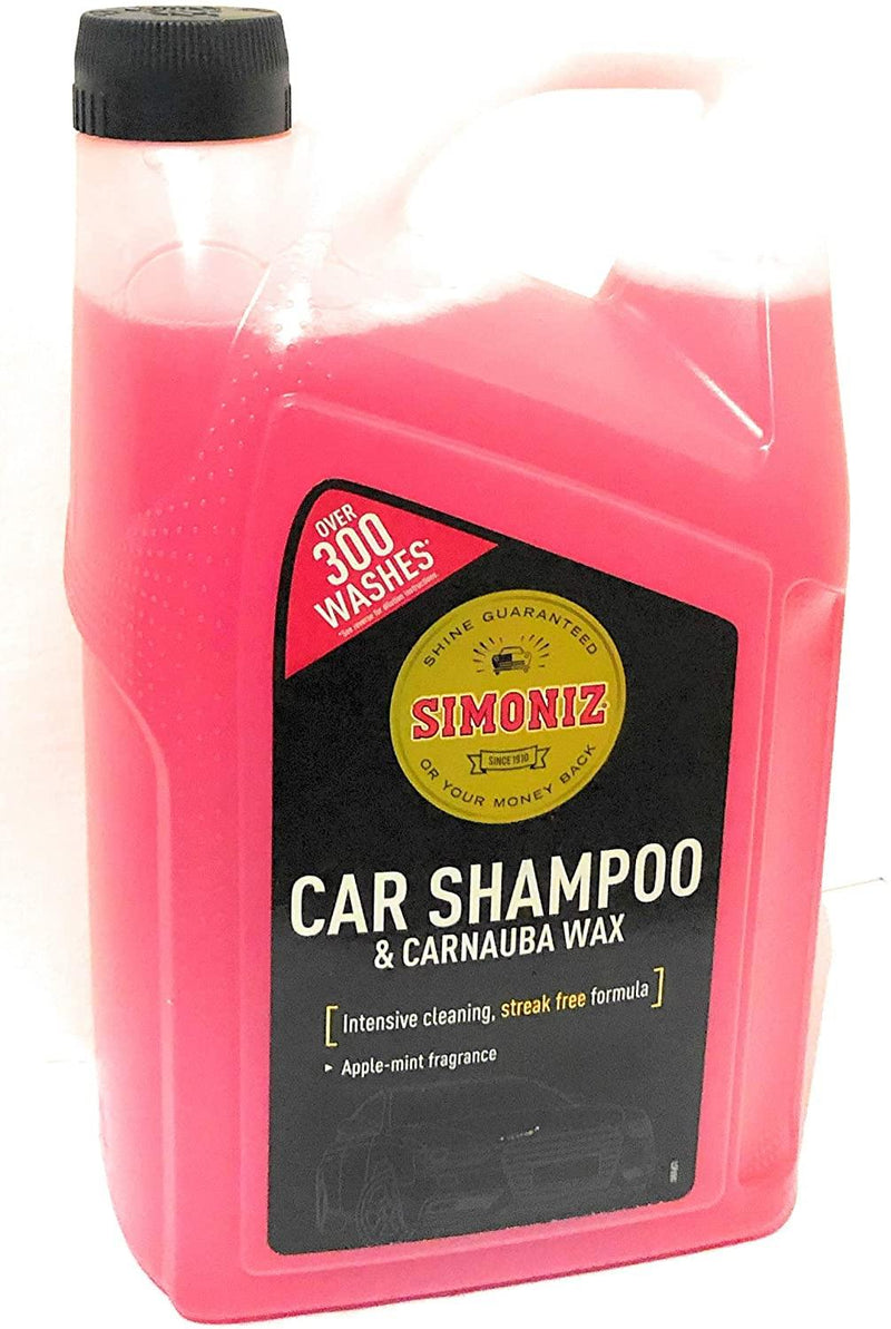 Simoniz Car Wash Clean Professional Shampoo and Carnauba Wax 5l Over 300 washes - Papaval