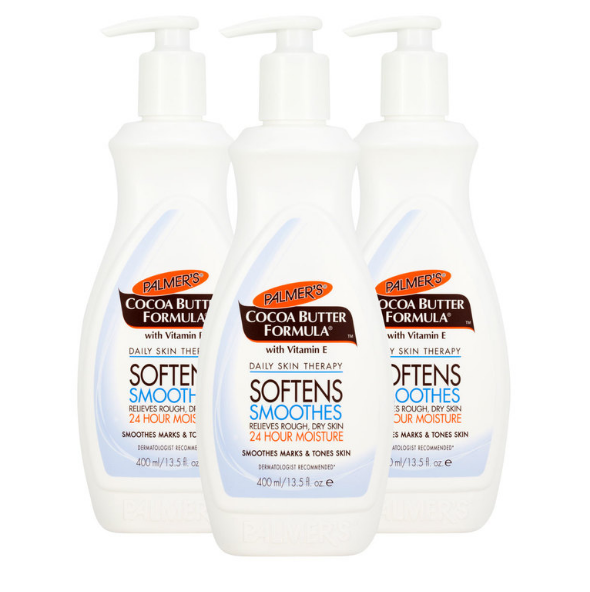 Palmer's Cocoa Butter Formula Smooth Body Lotion Relieves Rough Dry Skin 3x400ml - Papaval