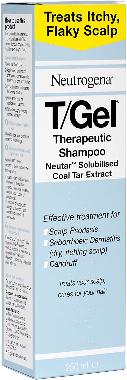 Neutrogena T-GEL Therapeutic Shampoo 250ml - 2 Pack