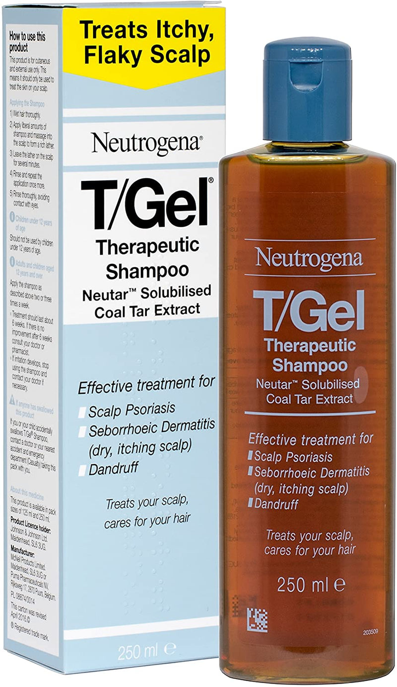 Neutrogena T-GEL Therapeutic Shampoo 250ml - 2 Pack