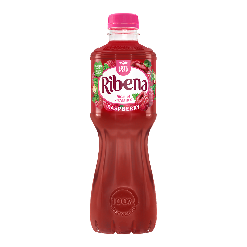 Ribena Raspberry Juice 500 ml (Pack of 12)