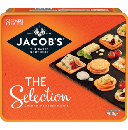 Jacob's Biscuits for Cheese Selection Pack of 900g