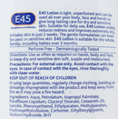 E45 Lotion Pack of 2 x 500ml