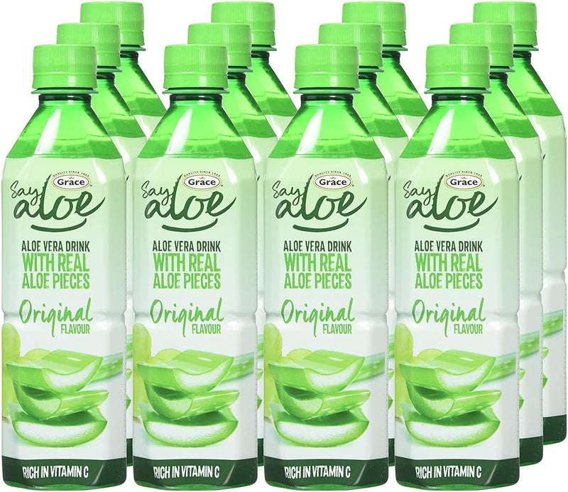 Grace Aloe Vera Drink, 12 x 500ml