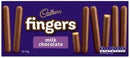 Cadbury Dairy Milk Fingers Chocolate Biscuits Case of 12 x114g