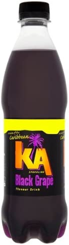 KA Sparkling Black Grape Flavour Drink 500ml (Pack of 12 x 500ml)
