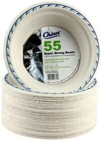 Chinet Super Strong Disposable Bowls, Pack Of 55