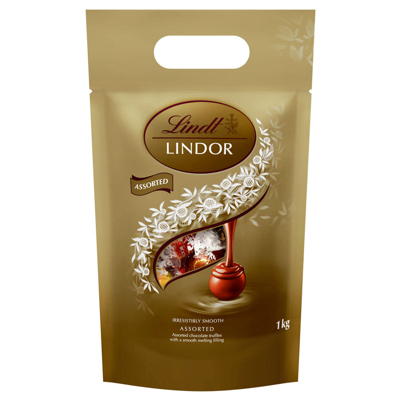 Lindt Lindor Assorted Chocolate Truffles, 1kg - Brand New