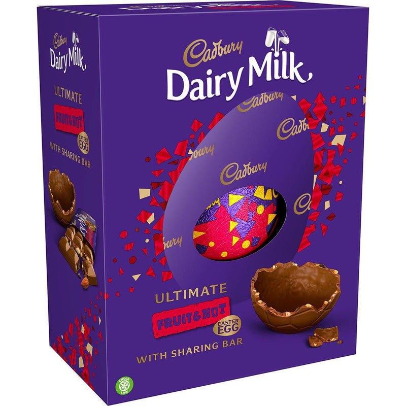Cadbury Dairy Milk Ultimate Fruit and Nut Easter Egg with Sharing Bar - 532g - Papaval