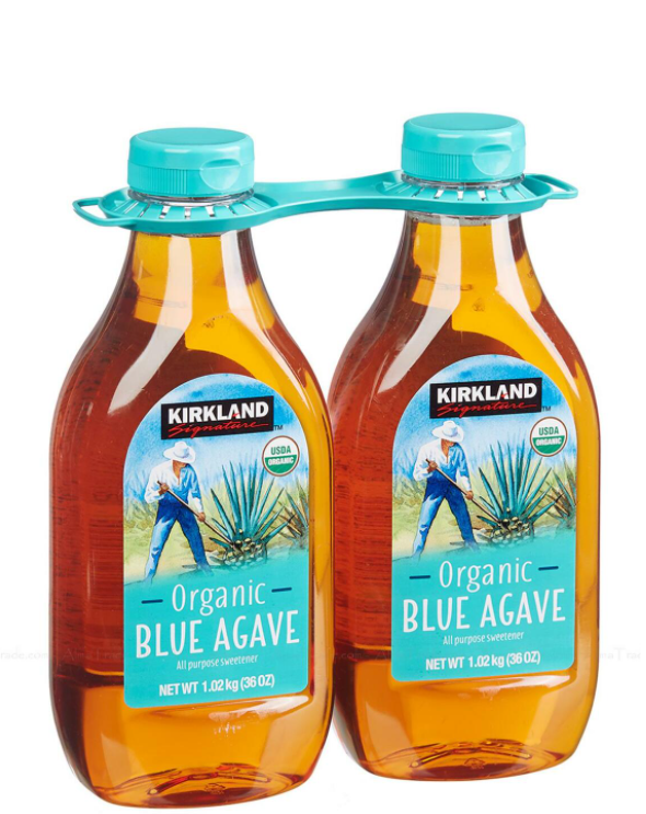 Kirkland Signature Organic Blue Agave Sweetener, 2 x 736ml