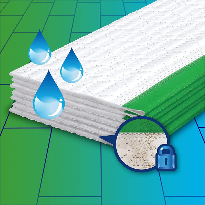 Flash Speedmop Starter Kit - 1 Speed mop + 12 Mopping Cloths Refills - Papaval
