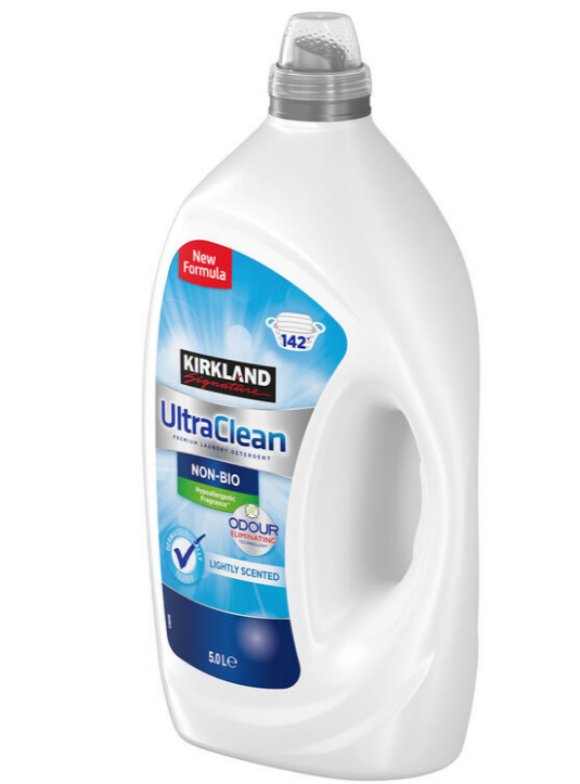 Kirkland Signature Ultra Clean Non Bio Laundry Detergent, 142 Washes