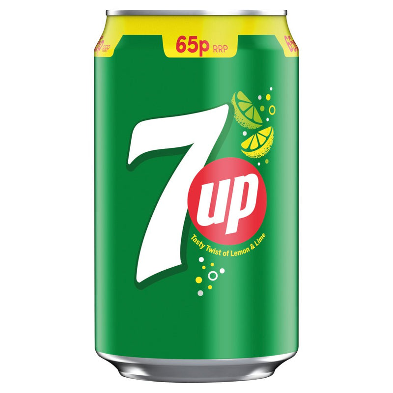 7UP Regular Lemon & Lime Can 24x330ml