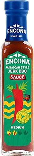 Encona Jamaican Style Jerk BBQ Sauce Pack of 6x142ml