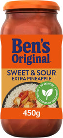 Ben's Original Sweet and Sour Sauce with extra Pineapple Pack of 6x450g