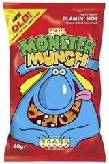 Monster munch flam hot grab bag - 1x30x40g