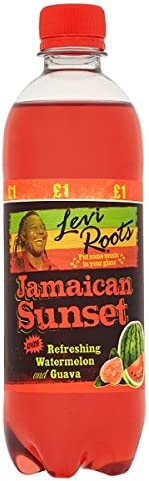 Levi Roots Jamaican Sunset Sparkling Fruit Juice Drink Pack of 12x500ml