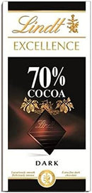 Lindt Excellence Dark Noir 70% Bar Pack of 100g