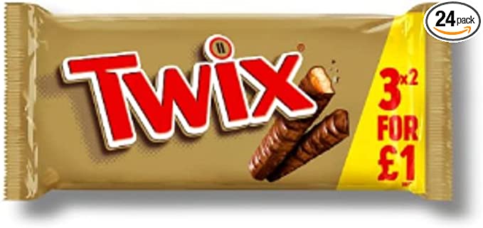 Twix chocolate biscuit bar - 24x(3x40g)