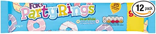 Fox's Party Rings 125g x Case of 12
