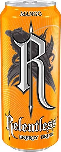 Mango Rellenless Relentless Mango Energy Drink 12 x 500ml