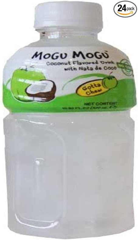 Mogu Mogu Coconut Flavoured Drink with NATA de Coco - 6 x 320ml