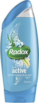 Radox Feel Active Shower Gel 250ml (PACK OF 6)